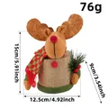 Reindeer Christmas candy jar gift box with dimensions 15x12.5x9cm and weight 76g - 12.5x9x15cm / Elk Style