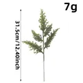 Künstlicher grüner Kiefernnadelzweig 31,5 cm für Weihnachtskränze und Dekoration - Stil 3