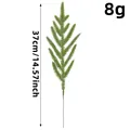 8g τεχνητό πράσινο κλαδί πεύκου 37cm για χριστουγεννιάτικη διακόσμηση στεφανιού - Στυλ 9