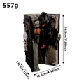 Spooky Halloween resin ghost and skull book model dimensions 18.5cm for party decor - Skeleton Style (W1-50)