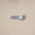 Silver stainless steel DIY modular bracelet link piece for custom jewelry making - PJ042 Style A White K (Stainless Steel Modular Tool)
