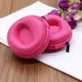 Estuche de cuero rosa premium para reloj con diseño de textura tejida resistente a golpes - Estuche con Cremallera / Rosa