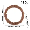 30cm DIY natürlicher Rebenkranz Ring für Weihnachten Blumen Deko Basteln 180g - Runder Kunststoffkranz 30cm