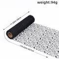 Black jacquard mesh roll for flower wrapping, 11x180 inches decorative SKU variant - 28 x 457 cm / Black