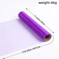 Elegante lila Tüllstoffrolle für Hochzeitshintergrund und Partydekoration, 28 cm breit - 28x457cm / Lila