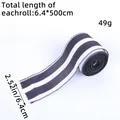 Elegant black and white striped ribbon for gift wrapping, 6.4cm wide, 500cm long roll - Black White Striped Style (Z2-56) / 5m Length 6.4cm Width Per Roll