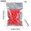 Red speckled Easter mini egg decorations in 50pcs clear packaging - Red Style (R1-19) / 50 Pieces