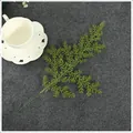 Realistic artificial green leaf branch for Christmas DIY crafts and wreath decorations - Large Leaf Branch (A3-6)