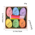 DIY Easter egg painting kit featuring cartoon rabbit designs and 5 colorful markers - R1-37 Colored Egg Bunny