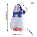 Baseball themed plush gnome doll with detailed size specifications - Baseball Style (D2-38)