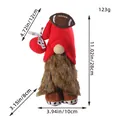 Football themed faceless gnome doll decoration with dimensions and weight displayed - Football Style (D2-39)