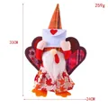 Thanksgiving turkey gnome plush doll with heart envelope for festive home decoration - Envelope Style (F3-20)