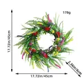 Ghirlanda di fiori selvatici artificiale da 45 cm con specifica di peso di 178 g - Ghirlanda di Fiori Selvatici del Texas (K3-33) / 45cm