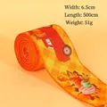 6.5cm wide autumn pumpkin and red truck decorative ribbon for Thanksgiving gift wrapping - Three Pumpkins and Truck Style / 5 Meters