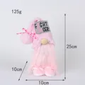 Pink faceless gnome plush doll for festival home decoration 25cm height - Visiting Doll