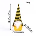 Bee Festival gnome plush ornament with size dimensions 37x14x7cm and 66g weight - Male Style (E1-15) / Single Item