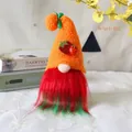 Simpatica bambola gnomo di peluche con cappello a fragola arancia - Stile Fragola (F3-8)