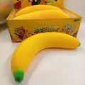 Realistic banana slow rebound squeeze toy in original display box - Big Banana