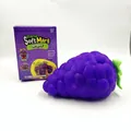 Scented purple grape-shaped squishy toy for stress relief with slow rebound effect - PVC Large Grape