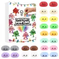 Calendrier de l'Avent 24 jours Mystery Dumpling avec adorables jouets squishy anti-stress - Style Baozi 04