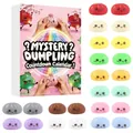 Calendrier de l'avent 24 jours avec jouets squishy dumpling anti-stress - Style Baozi 02
