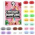 Calendrier de l'Avent 24 jours Mystery Dumpling Fidget Squishy Boîte Surprise - Style Baozi 05