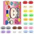 Calendrier de l'Avent squishy Mystery Bao coffret 24 jours avec jouets raviolis colorés - Style Baozi E