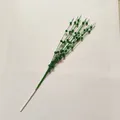Sparkling green glitter artificial berry pick for festive Christmas DIY wreath decorations - 12 Branches 60 Berries (43cm) / Dark Green