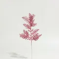 Glinsterende roze kunstmatige dennentak voor DIY kerstkrans en boomversiering - Roségoud