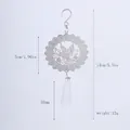 Attrape-soleil colibri en acier inoxydable avec pendentif en cristal, argenté - Comme indiqué / 5cm Colibri Argent + 55mm Cristal Clair