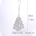 Silberner Edelstahl Weihnachtsbaum Windspiel Garten Hängedekoration Dekofigur Objekt - Wie abgebildet / 10cm Edelstahl Weihnachtsbaum