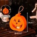 Halloween LED pumpkin lantern hanging light with dimensions 8.5x9cm for festive party decor - Pumpkin Shape / 8.5x9cm / Orange