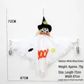 Halloween hanging ghost skeleton witch wind chime decoration with Boo print and measurements - Skeleton White / Wind Chime Scarecrow