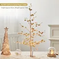 45cm Golden Pearl Tabletop Christmas Tree with Warm LED Lights - Gold Pearl Tree (A23012) / 45cm Size