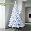Luxuriöser 180 cm weißer künstlicher Weihnachtsbaum mit 450 Spitzen für Zuhause - 180CM-450 Spitzen / Weiß