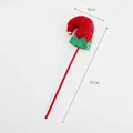 Dekorative rot-grüne Pailletten-Elfenmütze Weihnachtsbaumstecker, Größe 32x9cm - Grün-Roter Elfenhut Stil C