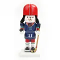Dettaglio della statuetta schiaccianoci da giocatore di hockey da 18 cm per Natale - Stile Piccolo Cane Hockey (SB58533) / 18cm / Cane