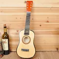 Guitare pour enfants en bois de 21 pouces pour débutants finition bois style rustique - Bois Naturel