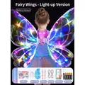 Electric light-up butterfly wings toy for girls with accessory set and battery pack - Gift Box Electric Butterfly Wings / 75CM (With Duracell Battery)