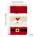 Knitted Santa Claus refrigerator handle cover with 28x16cm dimensions and 30g weight - Santa Claus / J-JY122