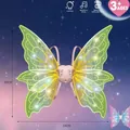 Electric light-up butterfly fairy wings for girls with music and moving parts - 842 Pink Fairy Wings / 64x65cm (English Color Box)