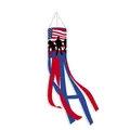 Manica a vento per il Giorno dell'Indipendenza con bandiera USA e silhouette soldato - Stile Silhouette Soldato (HL-Windsock 03)