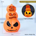 Three-layer stacked Halloween pumpkin glowing ornament for festive party decoration - Three Layer Stacked Pumpkin Style / Glowing Model (With Battery)