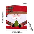 Coprisedia natalizio con design di Babbo Natale e dimensioni di 52 cm per 47 cm - Babbo Natale (T3-3)