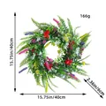 Ghirlanda di fiori selvatici del Texas, 40 cm di diametro, per decorazione esterna - 40CM