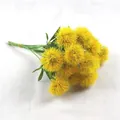 Detailed view of artificial yellow dandelion bundle for home and wedding decor - Yellow