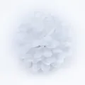 White artificial silk multi-layer chrysanthemum flower head for DIY handmade accessories - White