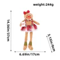 Long-legged Christmas gingerbread doll with dimensions 37cm height and 244g weight - Long-Legged Gingerbread Man (Female)