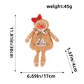 Décoration de Noël bonhomme de pain d'épices en peluche, figurine en tissu de 30 cm - Candy Bag Female