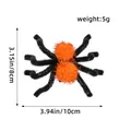Halloween orange spider hair clip with measurements 10cm by 8cm and weight 5g. - One Size / Orange